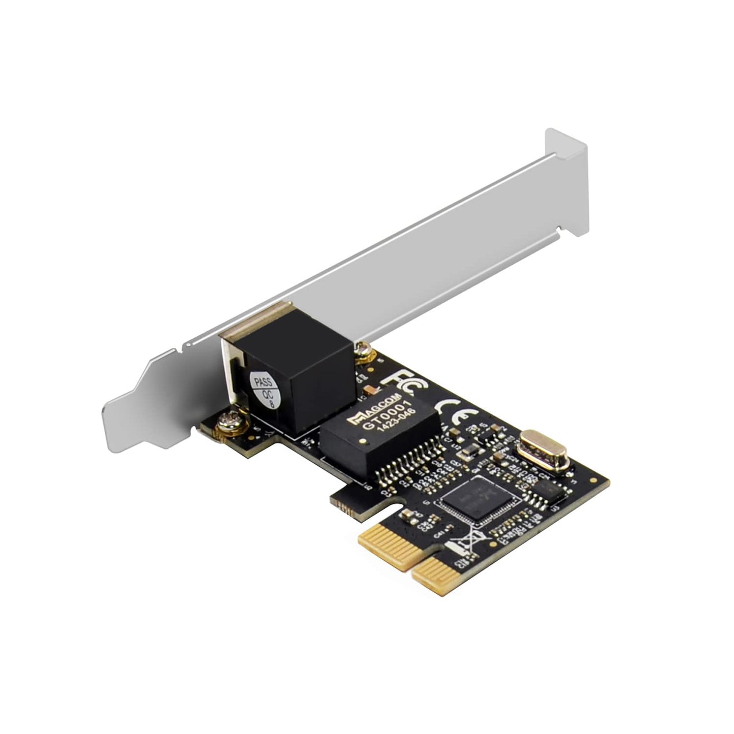 Dynattenik 1-Port Pcie Gigabit Ethernet Network Card With Low Profile - Nic Adapter For Servers