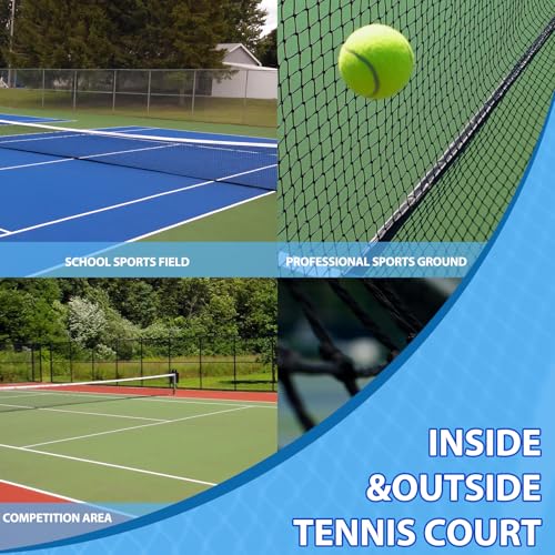 VANCL Tennis Net Outdoor Heavy Duty Professional Tennis Court Net Replacement Portable Tennis Net Nylon for Standard Tenni...