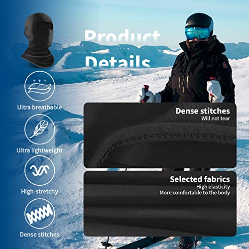 YESLIFE Balaclava Ski Mask for Men and Women, Winter Face Mask, Shiesty for Skiing, Snowboarding & Motorcycle