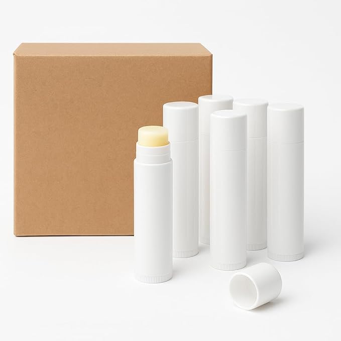 Bulk Blank Lip Balm 50 Pack - Section 889 Certified - Government Military Orders - Unscented