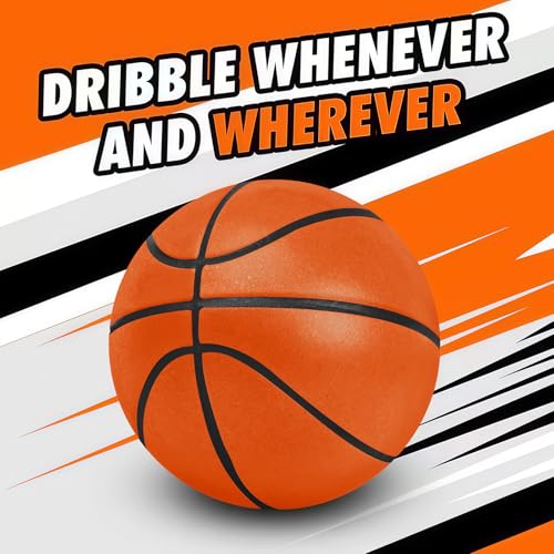 Rzkipdy Silent Basketball Size 5 (27.5") – Not Vacuum Shipped - 2025 Upgraded Airless Soft Foam Ball Soundless for Quiet D...