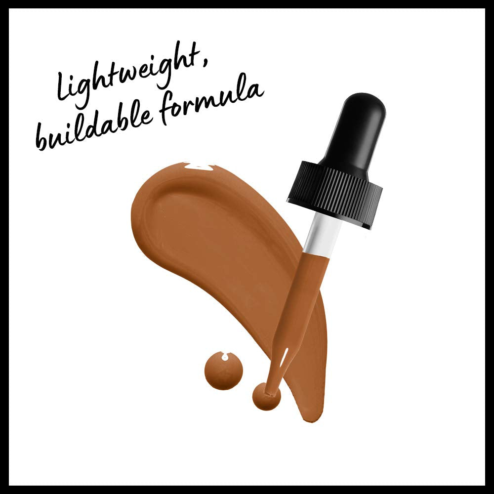 NYX PROFESSIONAL MAKEUP Total Control Pro Drop Foundation, Skin-True Buildable Coverage - Almond
