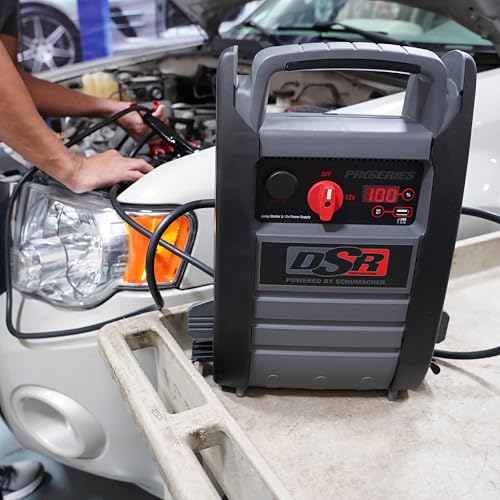Schumacher Electric DSR ProSeries Car Battery Jump Starter - 2200 Peak Amp 12V Car Starter, Jump Box & Portable Power Stat...