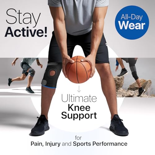 ORTHOLIFE Knee Brace for Women and Men – Knee Compression Sleeve for Meniscus Tear, ACL, Arthritis Pain Relief, Patella Pa...