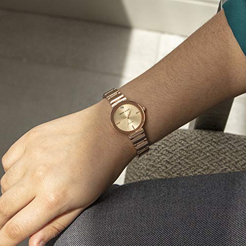 Anne Klein Women's Genuine Diamond Dial Bracelet Watch
