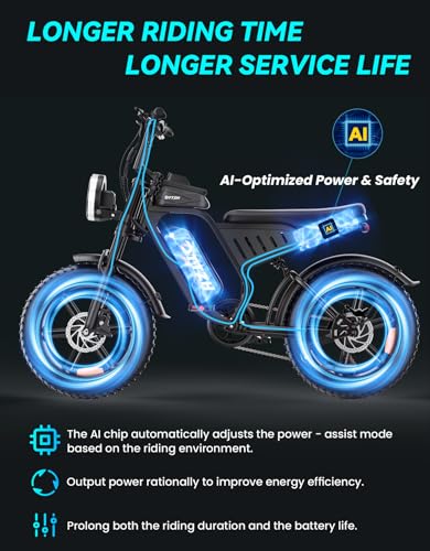 DTTZH F6/F6S/F6PRO Electric Bike for Adults with NFC & Password Unlock, 4000/2000/1500W, 50/40/33MPH, 60V 30Ah, 48V 15/25A...