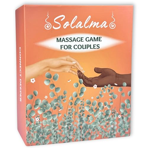 Solalma Massage Game for Couples with Fun Surprise Cards | Intimacy Card Game for Mindful Date Night Ideas to Reconnect wi...