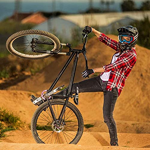 HIRZL Grippp Light FF Leather Bike Gloves, Black/White, Full Finger, Breathable, Ultra Lightweight, Sweat, Water and Abras...