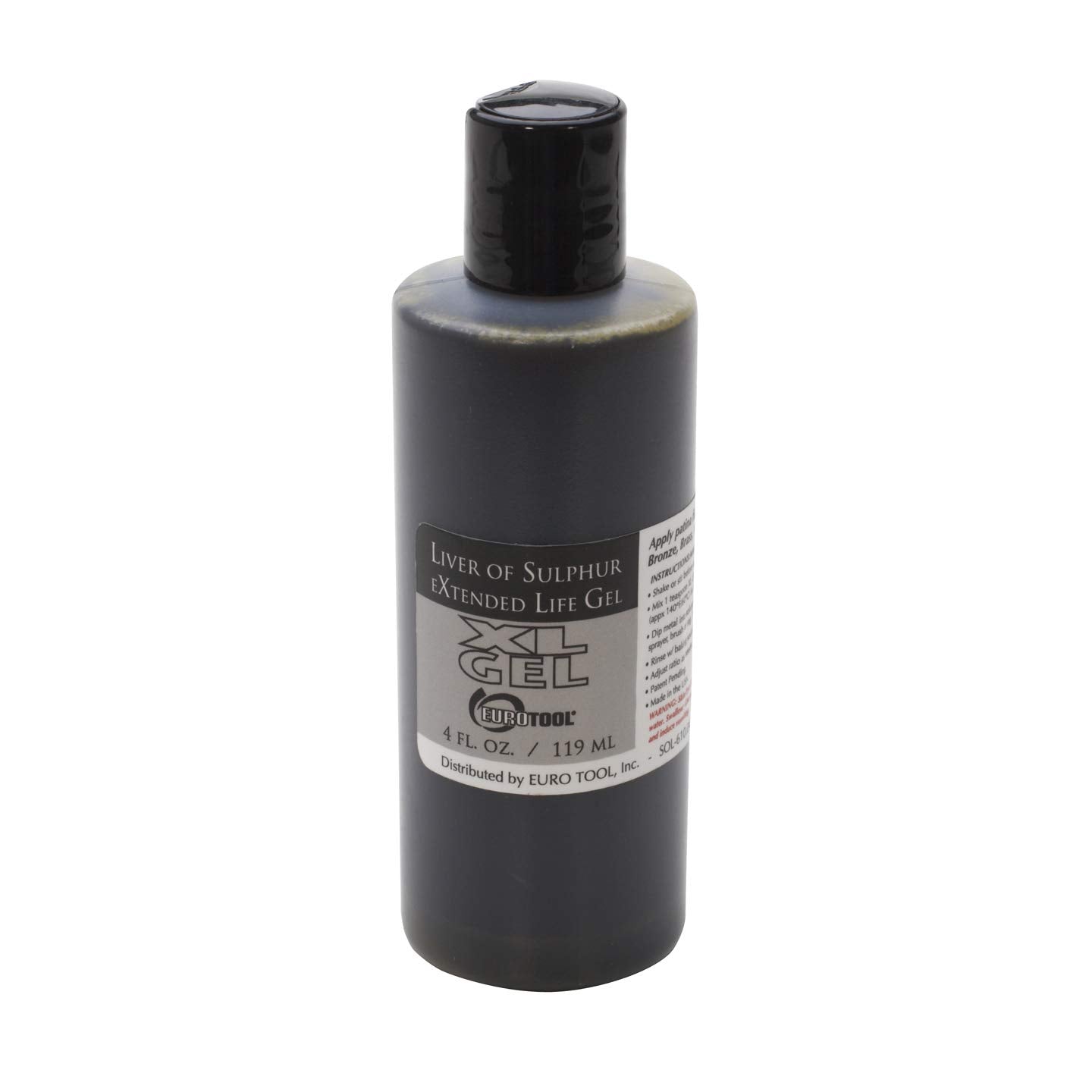 EURO TOOL Liver Of Sulphur Gel, 4 Ounce Squeeze Bottle | SOL-610.04