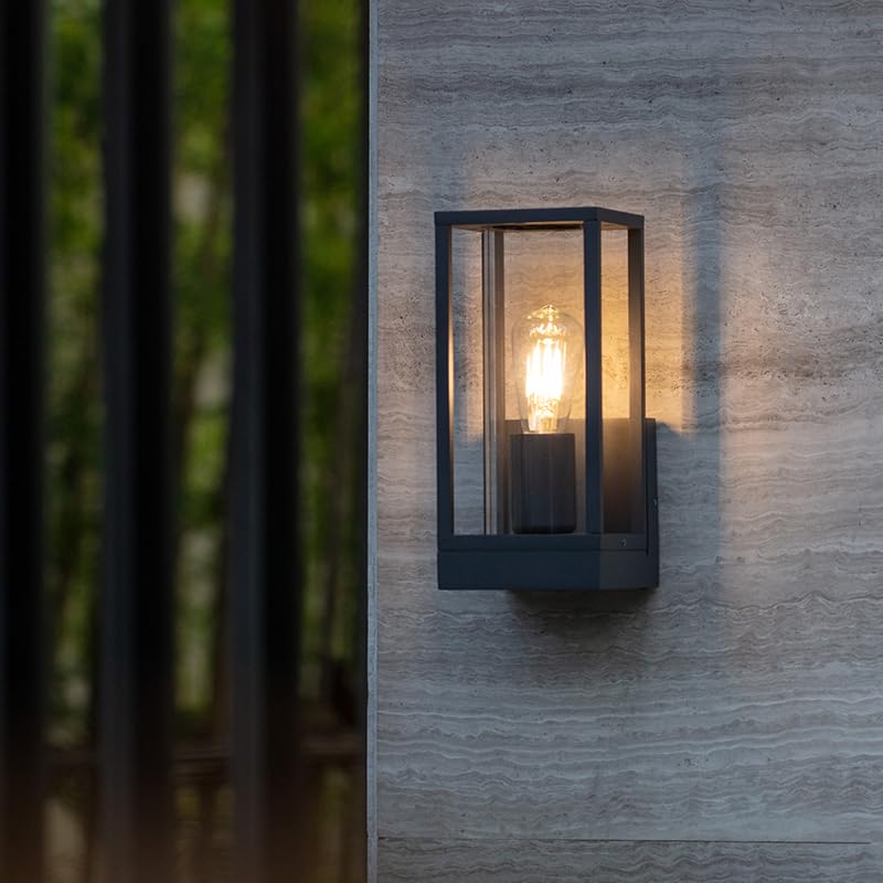 Dandray Outdoor Light Fixture Wall Sconce  Anti-Rust Porch Lights  Aluminum Exterior Lighting Fixtures  Waterproof Wall Sconce Lantern Lamp Patio  Garage  Doorway  Entryway
