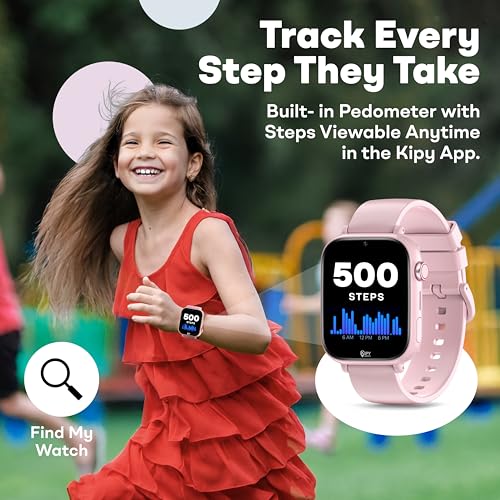 Kipywatch Smart Watch for Kids - Kids Watch with GPS Tracker & Safe Zones Alert – SMS, Voice & Video Call with School Mode...
