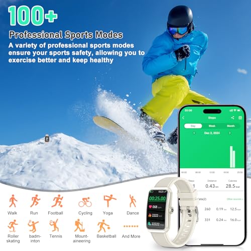 Fitness Tracker with 24/7 Heart Rate, Blood Oxygen, Sleep Tracker, Waterproof Fitness Watch, Activity Tracker with Step Tr...
