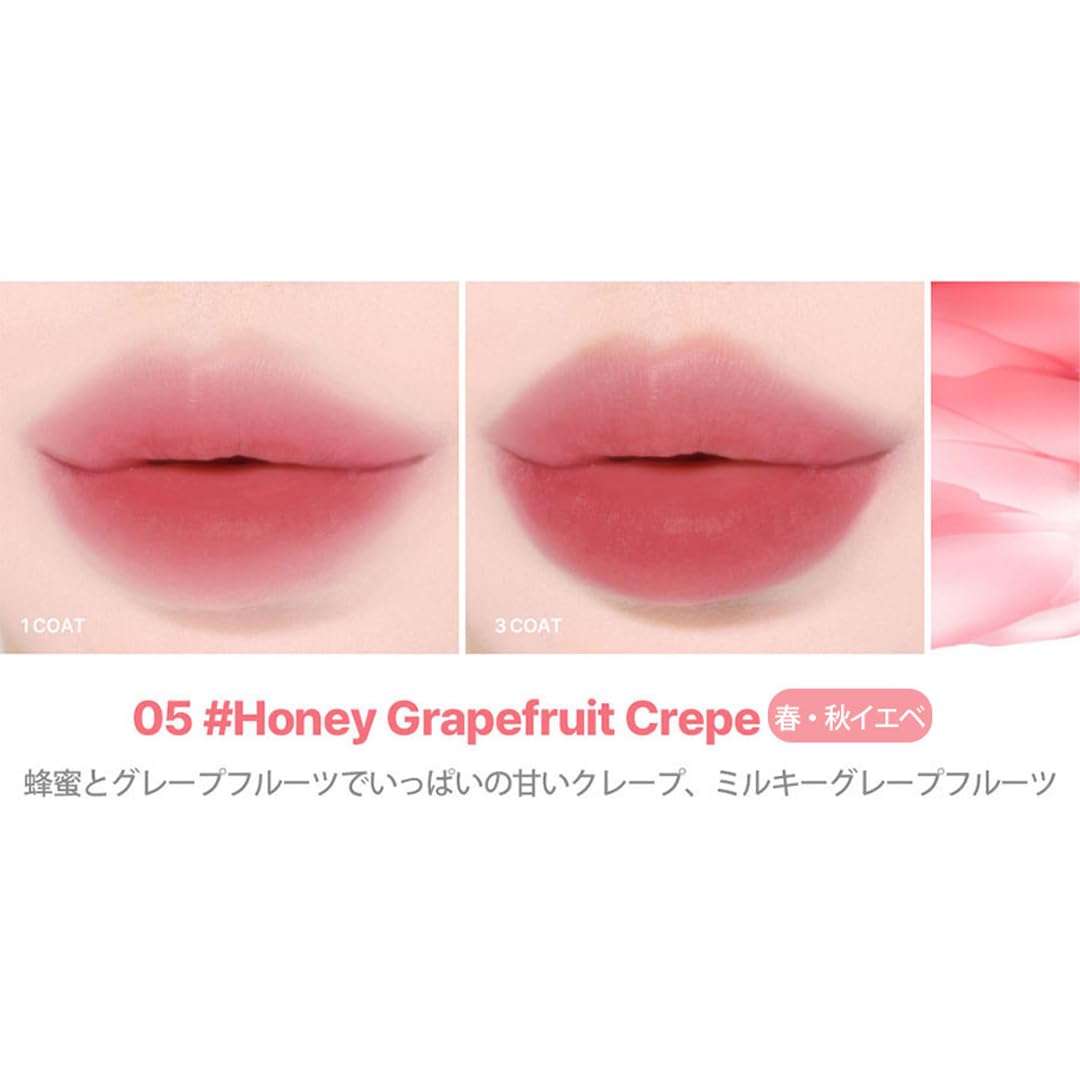 lilybyred Sweet Liar Milky Tint Mixtape Edition 4g - Moisturizing Hydro Matte Lip Tint with Soft Milky Finish (05 Honey Grapefru