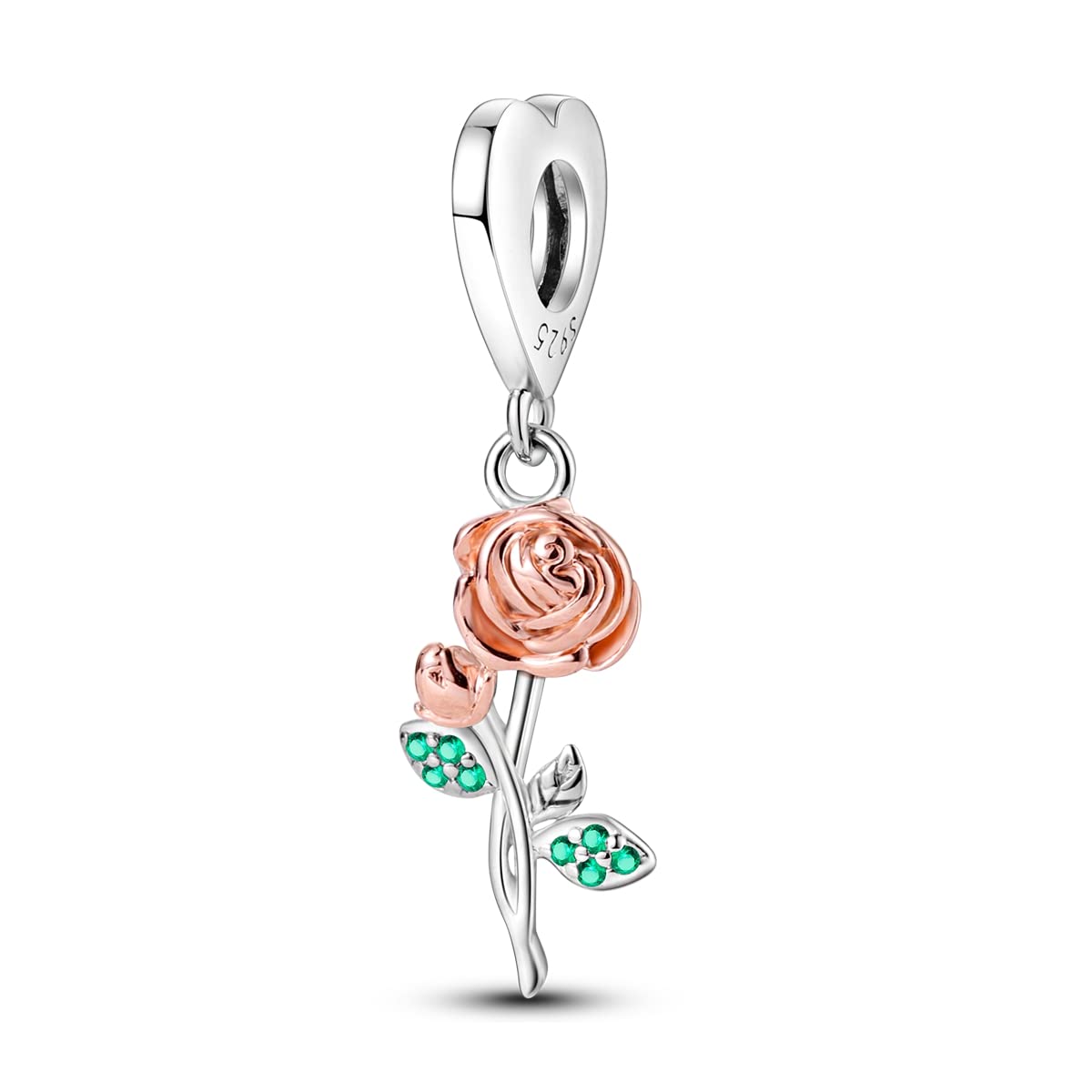 Parmuz 925 Sterling Silver Charms for Bracelet Necklace Mom Heart Love Dangle Charm Beads for Women Mother Grandmother Mothers D