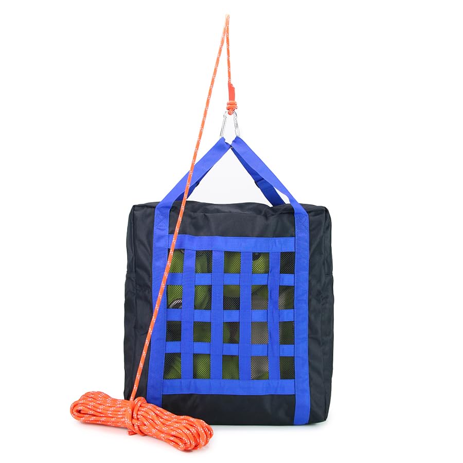 ISOP Fire Evacuation Device for Pets up to 55 Pounds - Compact Safety Equipment - Rope 50 Feet Incl. - Emergency Survival Kit for Animals (Medium 19"x18"x10") Pet Rescue Bag for Dogs & Cats