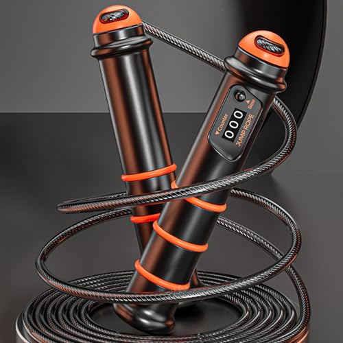 Removable Skipping Rope Exercise with Antislip Handle for Fitness Enthusiasts Weighted Digital Counting Jump Countable Jum...