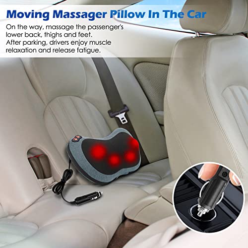 Papillon Neck Massager,Shiatsu Electric Back Massager with Heat,Neck Back Pain Relief Gifts for Mom/Dad/Women/Men,Deep Tis...