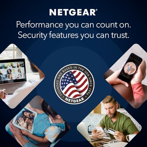 NETGEAR 4-Stream WiFi 6 Router (R6700AX) – Router Only, AX1800 Wireless Speed (Up to 1.8 Gbps), Covers up to 1,500 sq. f...