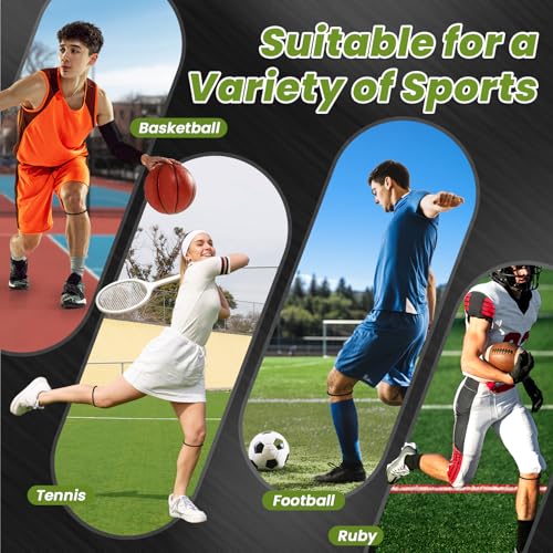 Aolabela 2PCS Patellar Tendon Knee Strap Knee Band for Knee Pain Relief Patella Band for Basketball Running Sports Breatha...