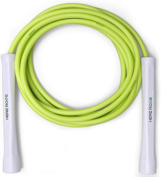 6mm Adjustable Boxing Jump Rope With Inner String Cord, Unbreakable Handles, Hererope Durable Non-Kinking PVC Jump Ropes f...
