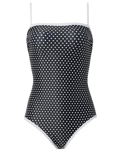 SUUKSESS Women One Piece Tummy Control Swimsuit Sexy Color Block Bathing Suit