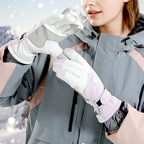 apaepr Winter Ski Gloves for Men & Women, Waterproof Insulated Cold Weather Work Gloves, Touchscreen Snow Gloves for Skiin...