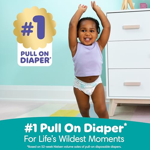 Pampers Diapers - Cruisers 360 - Size 5, 128 Count, Babyproof up to 100% Leakproof Pull-On Diaper