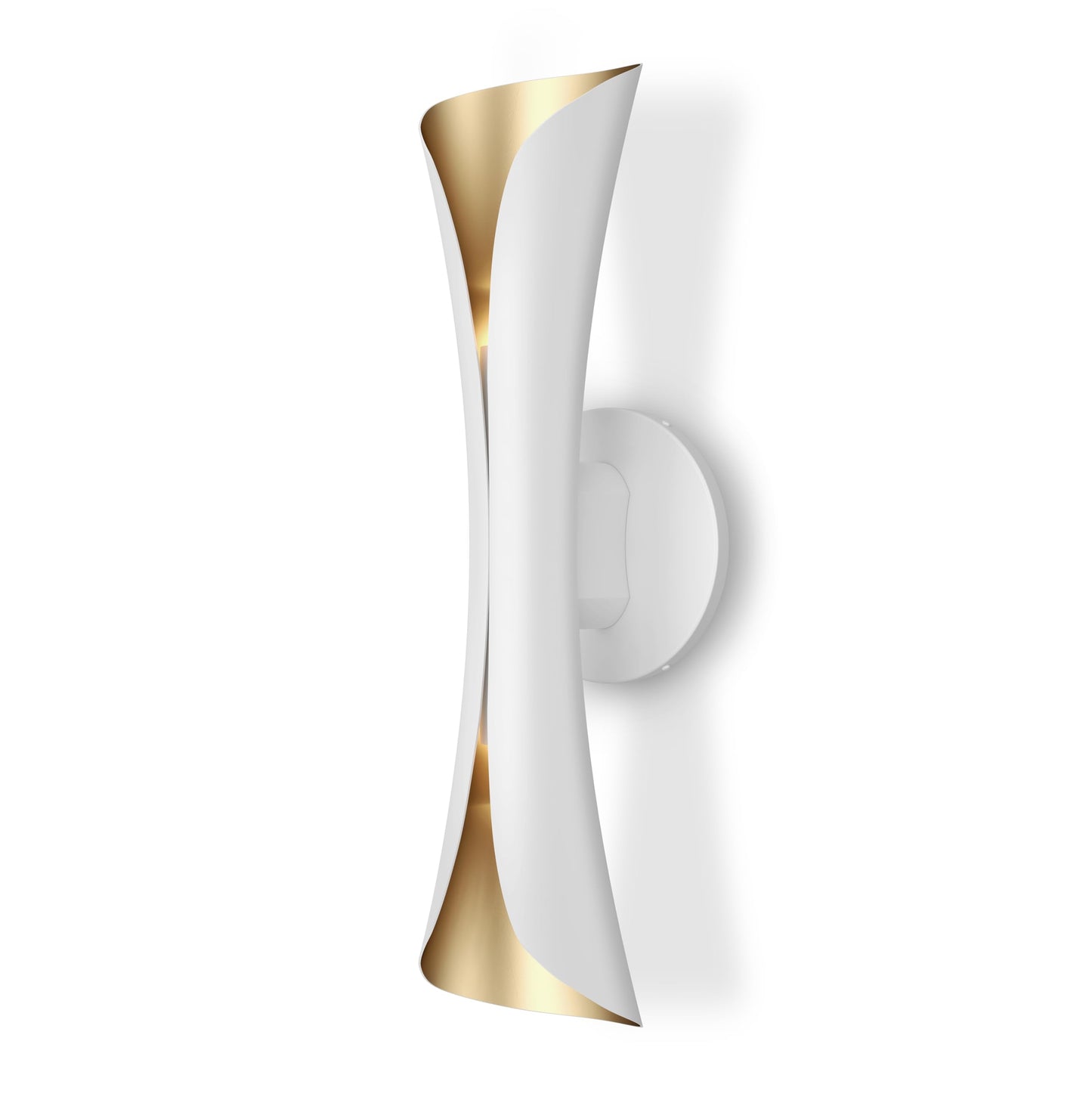 Tubicen Wall Sconce Up And Down Wall Light Indoor Dimmable E12 Home Theater Sconces Wall Lighting 15.7 H Sleek Modern Wall Lights For Living Room Bedroom Stairway Hardwired