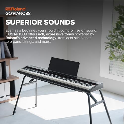 Roland Go:Piano88Px | Entry-Level Portable 88-Note Digital Piano | Premium Performance | Lightweight Design | Powerful Learning