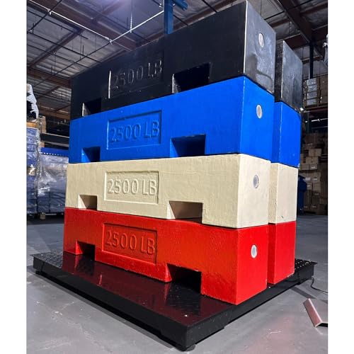 SellEton Non-NTEP Floor Scales, Accurate Pallet Scales with Smart Digital Indicator for Warehouse Shipping and Medium Duty...