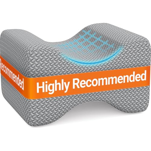BlissTrends Memory Foam Knee Pillow, Knee Pillow for Side Sleepers, Leg Pillows for Sleeping Blood Circulation, Elevation ...