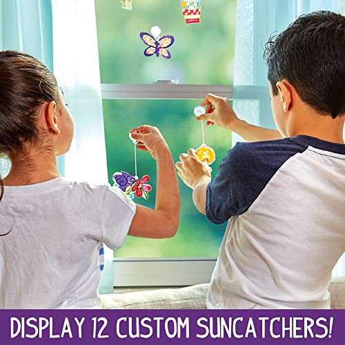 Made By Me Create Your Own Window Art, Paint Your Own Suncatchers, DIY Arts & Crafts Idea, Craft Kits for Kids, Crafts for...