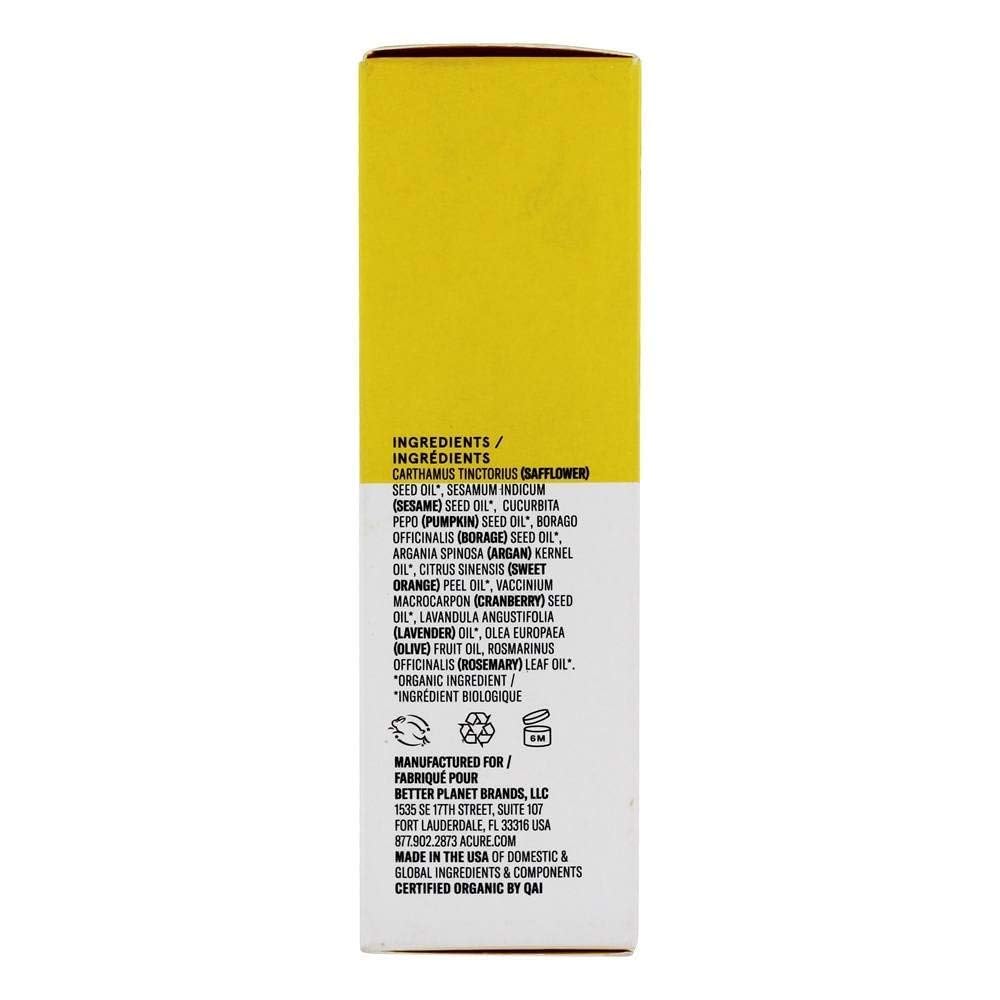 Acure Seriously Firming Facial Serum, 1 Ounce (1.0 oz)