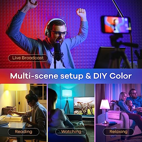 Linkind Matter Smart Light Bulb, WiFi Smart Bulbs, Work with Apple Home, Siri, Alexa, Google, SmartThings, RGBTW Color Cha...