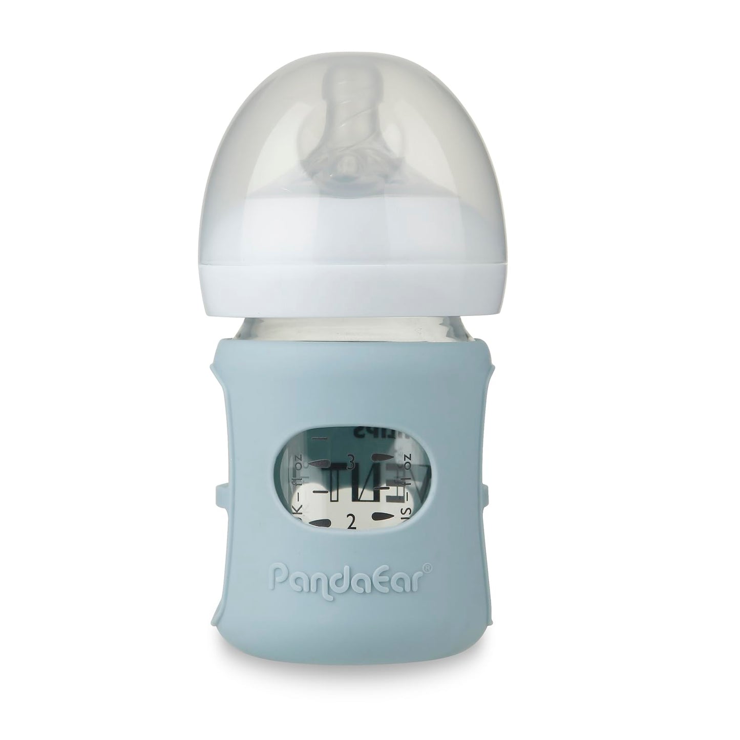 PandaEar 3 Pack Silicone Sleeves for Philips Avent Natural Glass Baby Bottles 4 oz, Shatterproof Anti-Breakage and Heat Resistant Bottle Holder, BPA-Free, Compatible with 4 oz Avent Glass Bottles