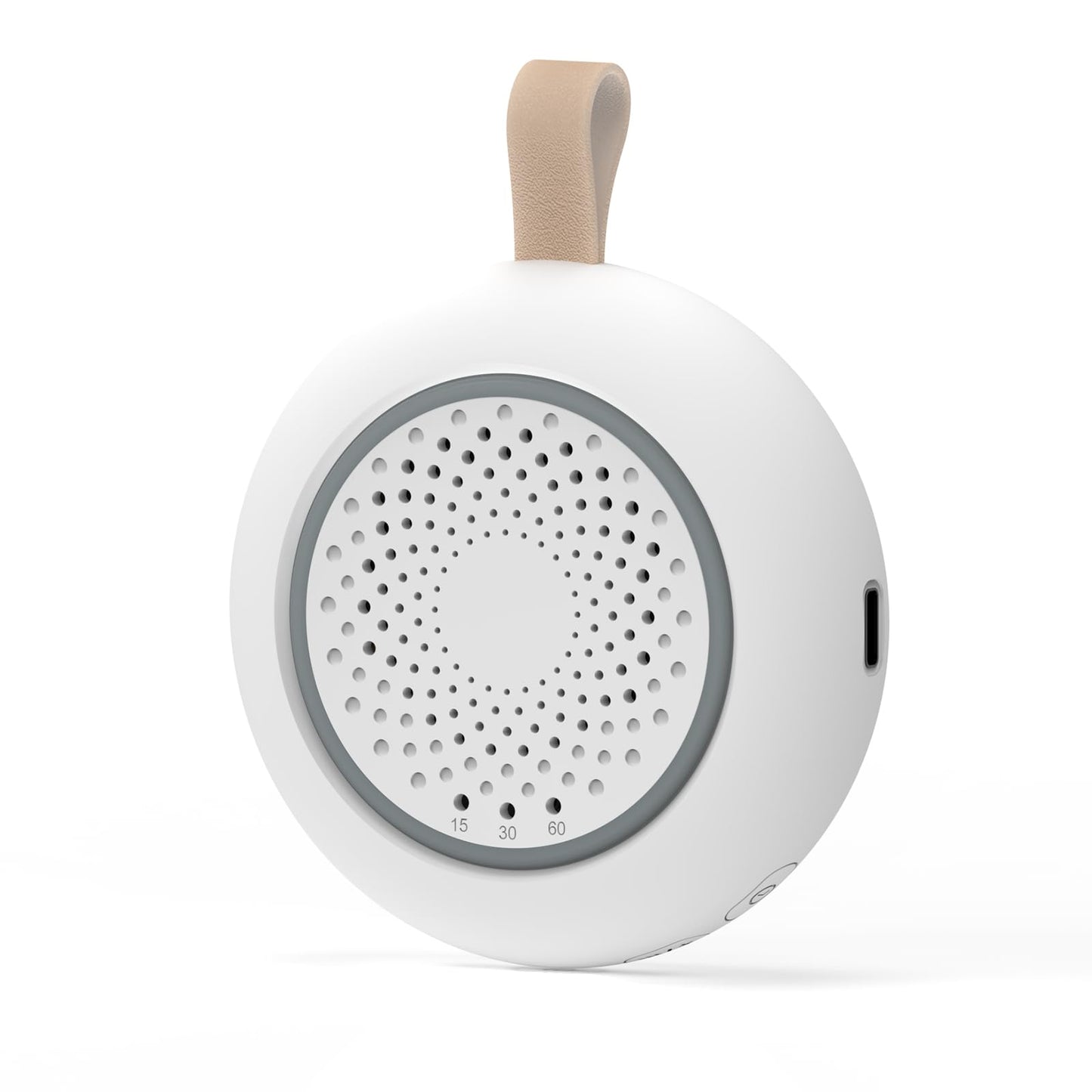 AMZSA White Noise Sound Machine for New Baby & Adults – 24 Sleep Sounds Including Rain, Green & Pink Noise, Portable Noise Canceling Sound with Timer, Night Light & Rechargeable, for Sleeping & Travel
