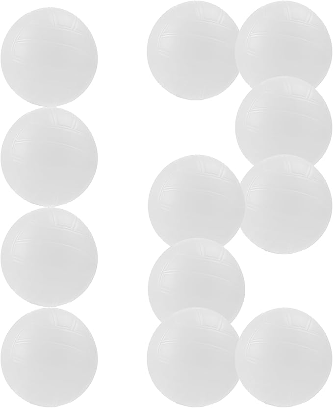 HoazHoald 4 Inch Mini Volleyballs Roundnet Game Ball Throw to Crowd Vinyl Volleyball Signature Memory Ball for Party Outdo...