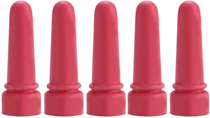 Calf Milk Drink, 5pcs Animal Feeding Supplies Little Cow Calf Milk Nipple 6.9cm Length Rubber Milk Drink Nipples