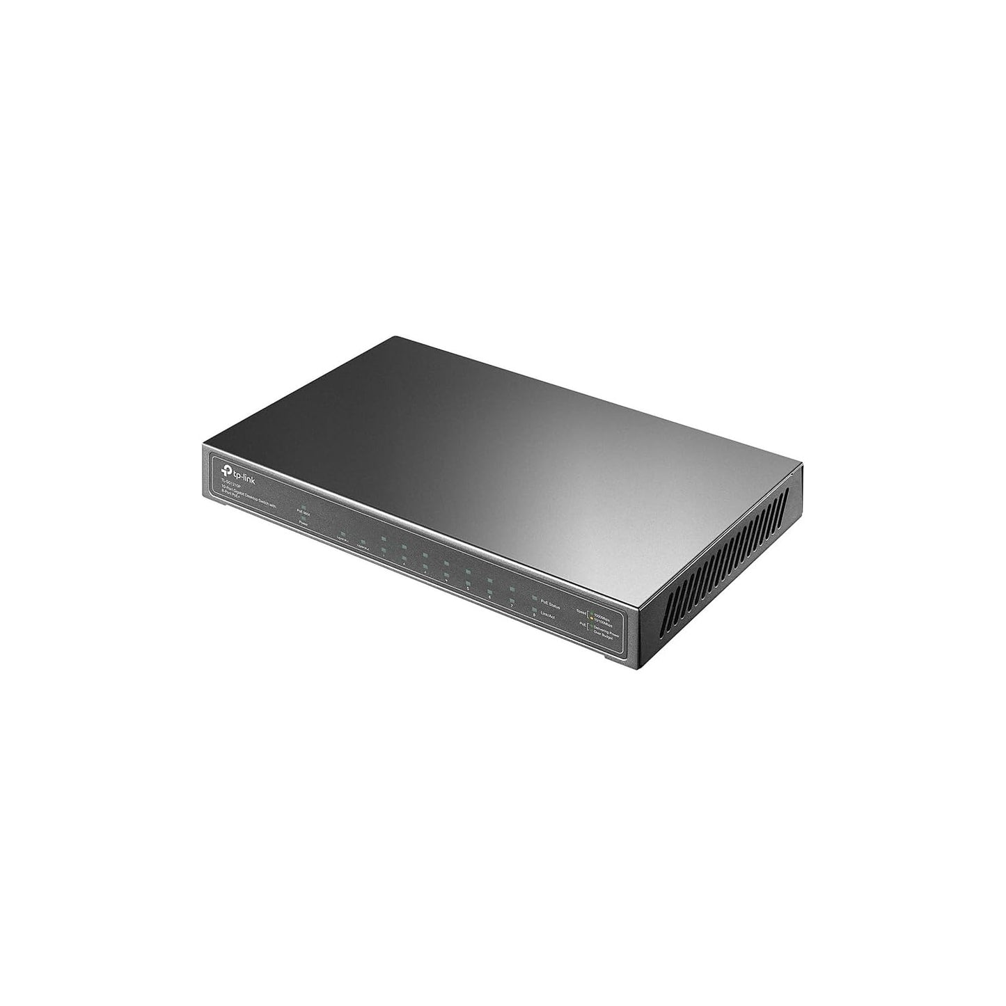 Tp-Link 8 Port Gigabit Poe Switch | 8 Poe+ Ports @63W, W/ 1 Uplink Gigabit Port + 1 Sfp Slot | Desktop/Wall-Mount | Plug & Play