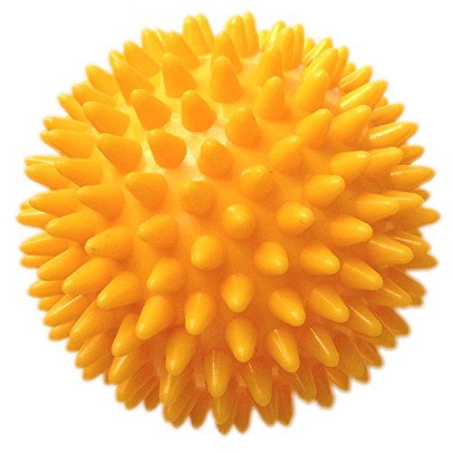 AppleRound Spiky Massage Balls, 7.5 cm & 9 cm Combo Pack, Stress Reflexology, Muscle Therapy, Tension Relief, Porcupine Se...