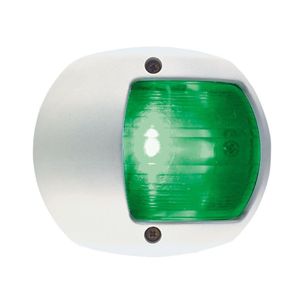 Perko Led Side Light - Green - 12V - Large White Plastic Housing - Model 0170Wsddp3