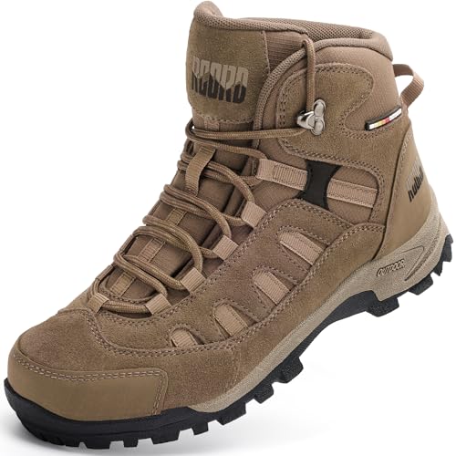 R CORD Hiking Boots Women Waterproof Non-Slip Womens Hiking Shoes Comfortable Outdoor Womens Hiking Boots Walking Boots Hi...