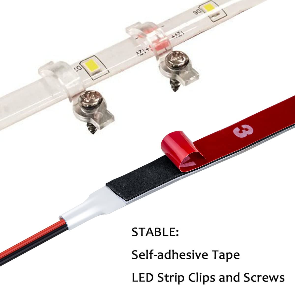 Seaponer Marine LED Light Strip for Boats, 12V, 10m (32.8ft), Blue, Flexible Accent Lighting for Deck and Interior Use