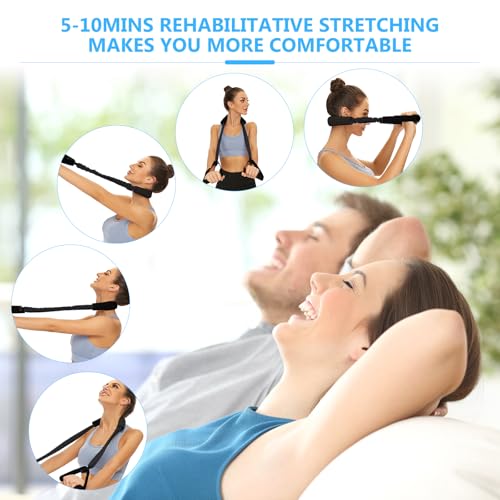 Neck Stretcher Exerciser, FSA/HSA Eligible, Cervical Traction Device for Neck Pain Relief and Spine Alignment. Portable Ne...