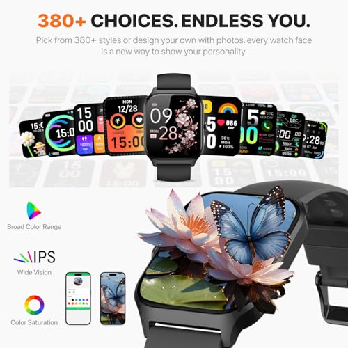 Smart Watch for Women Men,(Answer/Make Call) 1.83'' Fitness Activity Tracker Smartwatch for Android iPhone iOS Compatible,...
