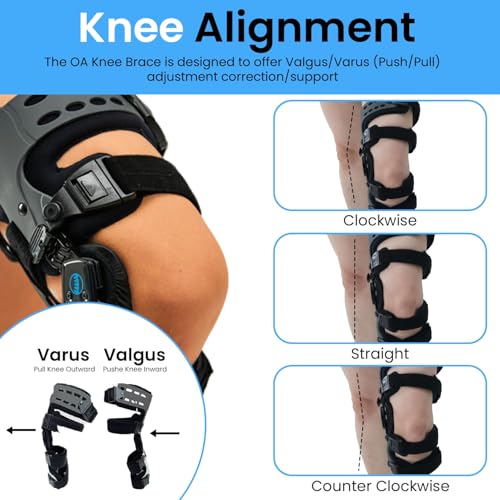 Comfyorthopedic Men & Women OA Unloader Knee Brace, Medial Arthritis Pain & Osteoarthritis Offloader, Bone on Bone Cartila...