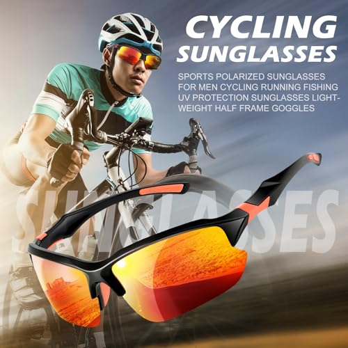 GGSTDDUP 4 PACK Polarized Sport Sunglasses for Women Men UV Protection,Running Cycling Fishing Sunglasses Outdoor