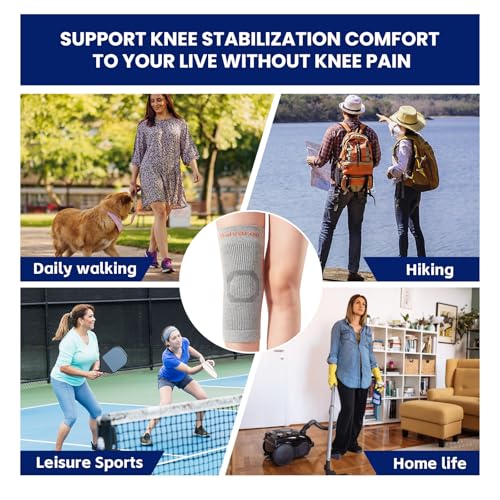 Galvaran Compression Knee Brace for Women & Men – Knee Support Sleeve for ACL, MCL, Meniscus Pain Relief, Joint Swelling &...