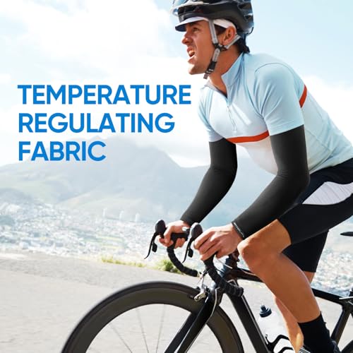 APEXUP Cooling Arm Sleeves for Men Women, UV Sun Protection UPF 50, Volleyball Arm Sleeves Compression Sleeves for Outdoor