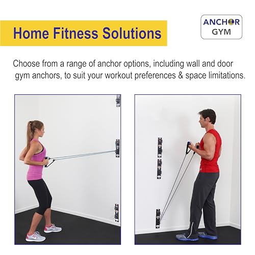 Anchor Gym Body Weight Resistance Straps - Adjustable Body Weight Training Straps, Stretching & Full-Body Training - Exerc...